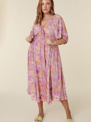 Hibiscus Lane Midi Dress - Southern Hippie