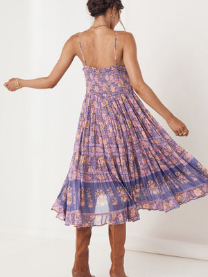 Juniper Shirred Strappy Dress - Southern Hippie