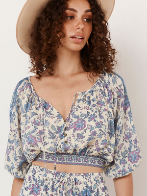 Spell and the Gypsy Folk Song Cropped Blouse I Southern Hippie