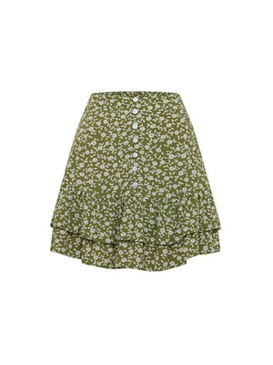 Gracie Floral Mini Skirt - Southern Hippie